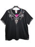 Quacker Factory Black Pullover Sweater Size 3X - photo 1