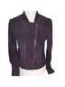 Theory 100% Lambskin 61% Viscose 33% Polyamide 6% Elastane 82% Wool 18% Spandex 94% Polyester 6% Polyurethane Purple Jacket Size S - photo 1