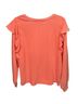 Universal Thread 100% Cotton Orange Long Sleeve Blouse Size XL - photo 2