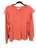Universal Thread 100% Cotton Orange Long Sleeve Blouse Size XL - photo 1