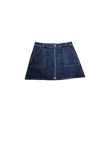 Madewell utility zip mini skirt Denim Skirt (view 1)
