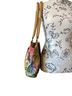 Anuschka 100% Leather Floral Ombre Solid Multi Color Tan Green Leather Shoulder Bag One size - photo 3