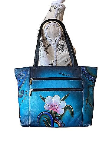 Anna by Anuschka Floral Leather Tote (view 2)