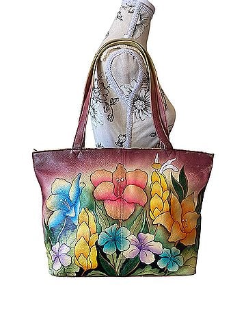 Anna by Anuschka Floral Leather Tote (view 1)