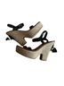 Marc Jacobs 100% Suede Solid Black Tan Wedges Size 6 1/2 - photo 5