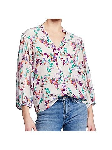 Saloni Chloe Long Sleeve Blouse (view 1)