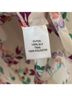 Saloni 100% Silk Floral Multi Color White Pink Long Sleeve Blouse Size 4 - photo 5