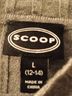 Scoop Gray Long Sleeve Top Size 12 - photo 3