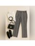 Kasper Houndstooth Black White Dress Pants Size 18 - photo 9