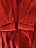 Maje 100% Polyester 87% Acetate 33% Polyester Solid Red Cocktail Dress Size 2 - photo 9