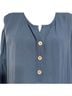 Soft Surroundings Blue 3/4 Sleeve Top Size 1X - photo 4