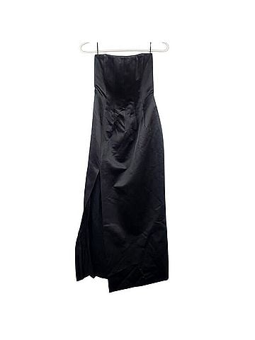 Sara Battaglia Strapless Duchesse Satin Maxi Dress Casual Dress (view 1)
