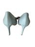 Napoleoni 100% Leather Blue Heels Size EU 38 - photo 2