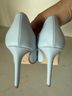 Napoleoni 100% Leather Blue Heels Size EU 38 - photo 5