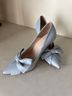 Napoleoni 100% Leather Blue Heels Size EU 38 - photo 9