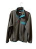 Patagonia 100% Polyester Solid Gray Teal Fleece Size XL - photo 1