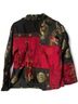 Chico's Black Red Gold Jacket Size 1 - photo 6