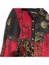 Chico's Black Red Gold Jacket Size 1 - photo 5