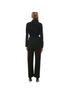 Babaton Solid Black Jumpsuit Size XS - photo 2