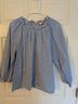J.Crew Stripes Blue White 3/4 Sleeve Blouse Size XL - photo 4