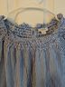 J.Crew Stripes Blue White 3/4 Sleeve Blouse Size XL - photo 3