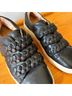FRYE 100% Leather Solid Black White Sneakers Size 8 1/2 - photo 5