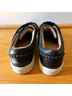 FRYE 100% Leather Solid Black White Sneakers Size 8 1/2 - photo 6