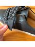 FRYE 100% Leather Solid Black White Sneakers Size 8 1/2 - photo 8
