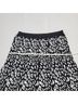 Neiman Marcus Animal Print Black Casual Skirt Size L - photo 5