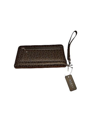 Guess Logo Monogram Zip Around Wristlet Wallet Wristlet (view 2)