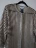 Chico's 100% Polyester Metallic Gold Coat Size M - photo 7