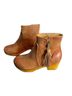 Patricia Nash Solid Tan Ankle Boots Size 6 - photo 1