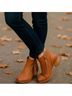 Patricia Nash Solid Tan Ankle Boots Size 6 - photo 4
