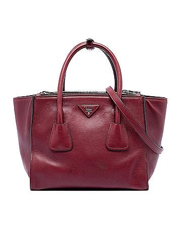 Prada Glace Calf Twin Pocket Satchel (view 1)