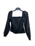 Marcella 100% Cotton Black Long Sleeve Blouse Size XS - photo 2