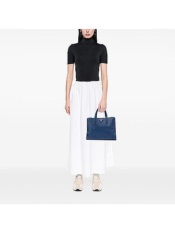 Prada Saffiano Soft Triple Pocket Tote (view 2)