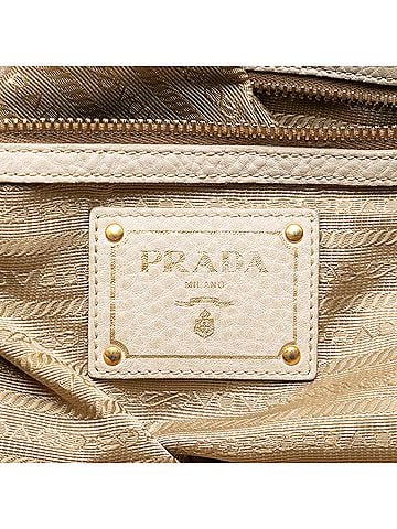 Prada Canvas Canapa Logo Satchel (view 2)