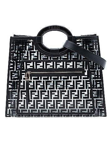 Fendi Medium FF PVC and Vitello Century Runaway Shopper Tote (view 1)