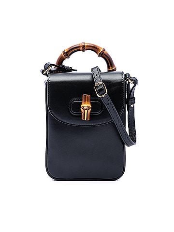 Gucci Mini Calfskin Bamboo Top Handle Bag (view 1)