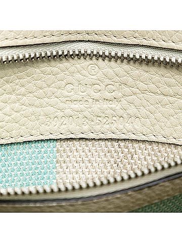 Gucci Medium Leather Bamboo Daily Satchel (view 2)