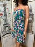 Express 100% Polyester 100% Polyester Floral Multi Color Casual Dress Size 8 - photo 5