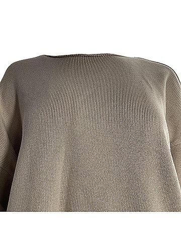 The Row  The Row Oversized Sweater in Brown Cotton (view 2)