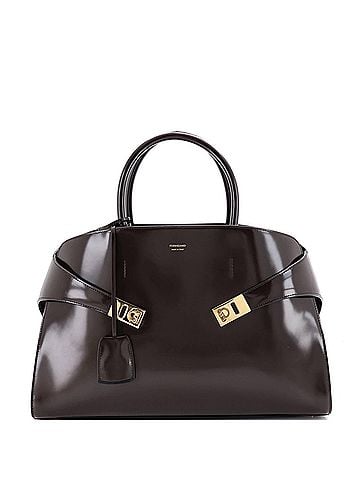 Salvatore Ferragamo Hug Top Handle Bag Leather Large (view 1)