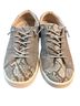 Hey Dude Snake Print Gray Sneakers Size 8 - photo 1