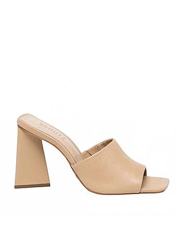 Schutz Women's Lizah Heeled Sandal in Light Nude (view 1)