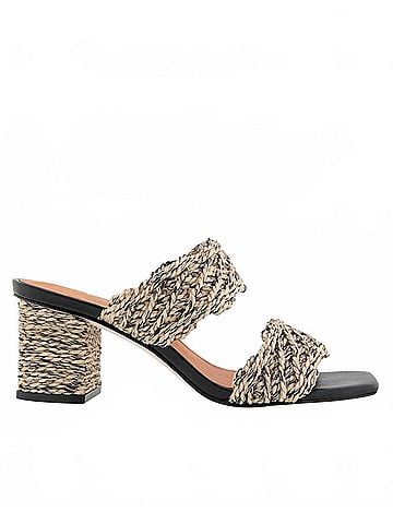Andre Assous Women's Drew Crochet Heel in Natural/Black (view 1)