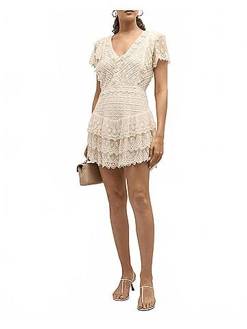 LoveShackFancy Cerilo Mini Dress (view 2)