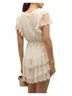 LoveShackFancy Print Brown Cerilo Mini Dress Size M - photo 4