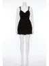 LoveShackFancy Polka Dots Black Devita Mini Dress Size 6 - photo 1