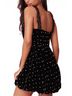 LoveShackFancy Polka Dots Black Devita Mini Dress Size 4 - photo 4